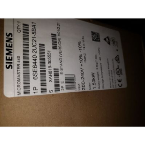 议价6SE6440-2UC21-5BA1西门子MM440变频器220V 1.5KW无内置滤波