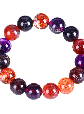 黑加仑超级七手链水晶手串