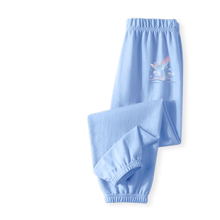 班尼路童装女童速干裤子夏季女孩薄款冰丝防蚊裤儿童夏款运动长裤