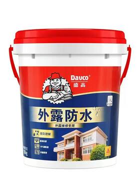 德高可外露屋顶防水涂料补漏材料
