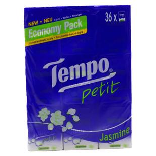 香港进口 Tempo得宝纸巾 茉莉薄荷苹果木无香味便携手帕纸36小包