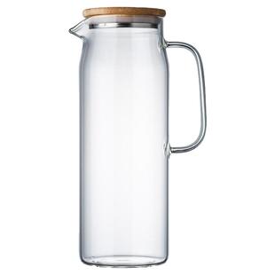 果汁杯玻璃杯耐热高温家用玻璃水壶大容量冷水壶泡柠檬水杯子扎壶