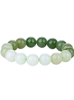 和田玉渐变串珠手串女款