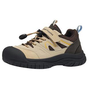 暇步士童鞋儿童鞋子防滑大童户外登山徒步男孩跑步软底男童运动鞋