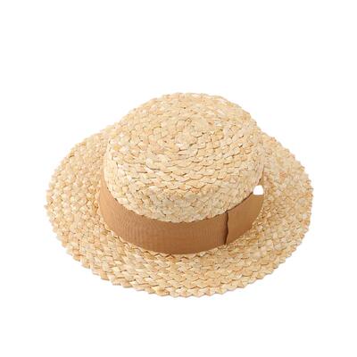 宝宝春秋季韩版防晒草帽