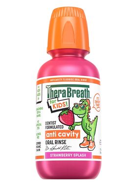 TheraBreath凯斯博士儿童温和漱口水含氟固齿防蛀牙