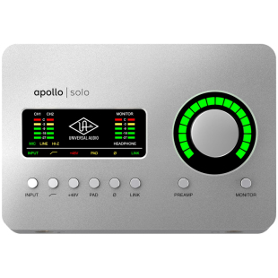 阿波罗声卡UA Apollo Solo 2进4出USB3.0雷电3专业编曲录音声卡