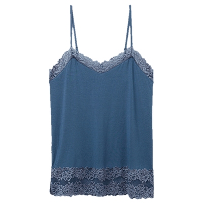 Intimissimi意舒漫女士时尚花卉刺绣莫代尔细肩带吊带LT1294B