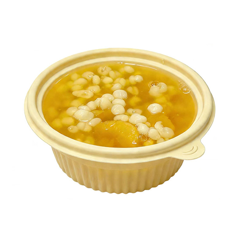 糖水打包碗木薯桃胶炖奶打包盒玉米淀粉可降解芋圆甜品摆摊专用碗