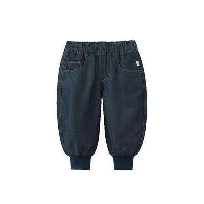 [520G一体绒]齐齐熊宝宝牛仔裤