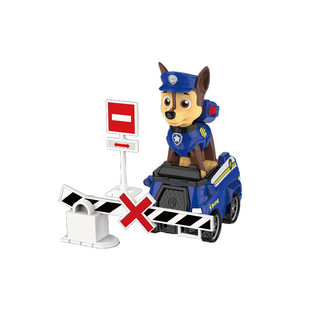 正版汪汪队立大功积木男女孩玩具救援巡逻回力车地下总部基地套装