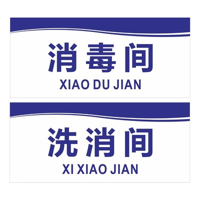 预进间裱花间点心面点间厨房门牌