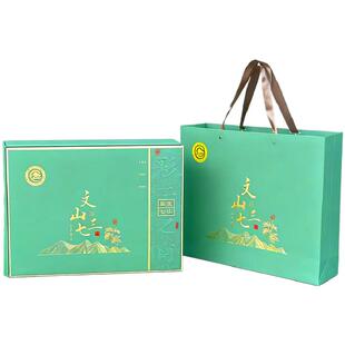 三七花三七头三七茶三七根三七中药材三七片三七粉三七花茶礼盒装