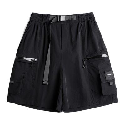 AOGZ户外机能多口袋工装短裤男女生夏季薄款新款美式休闲五分裤子