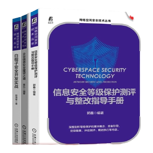 套装 官网正版 网络空间安全技术丛书 共3册 信息安全等级保护测评与整改指导手册+企业信息安全建设之道+白帽子安全开发实战