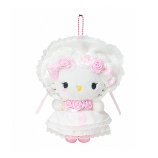 现货三丽鸥花嫁蕾丝波奈特hellokitty小羊婚纱美乐蒂包包挂件公仔