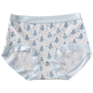 少女内裤女纯棉日系大码中大童高初中学生发育期女孩中腰三角短裤