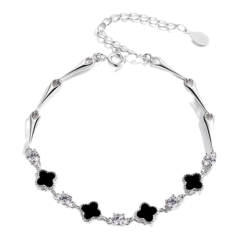 VIGG四叶草手链女生纯银轻奢高级感设计闺蜜生日礼物情人节送女友