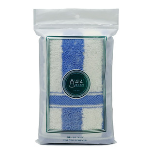 414萃众彩条全棉面巾120g加厚柔软吸水毛巾纯棉洗脸家用成人运动