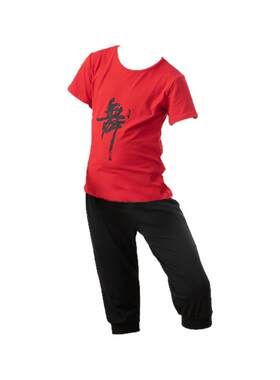 儿童练功服幼儿长短袖形体服纯棉