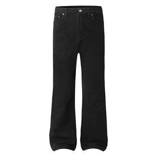 HY711 长期主义cleanfit基础直筒微喇高弹牛仔裤男女百搭休闲裤子