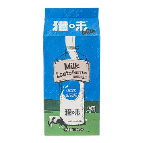 布丁妹妹猎味奶条猫狗乳铁蛋白羊奶狗泰迪比熊成幼犬免疫营养补充