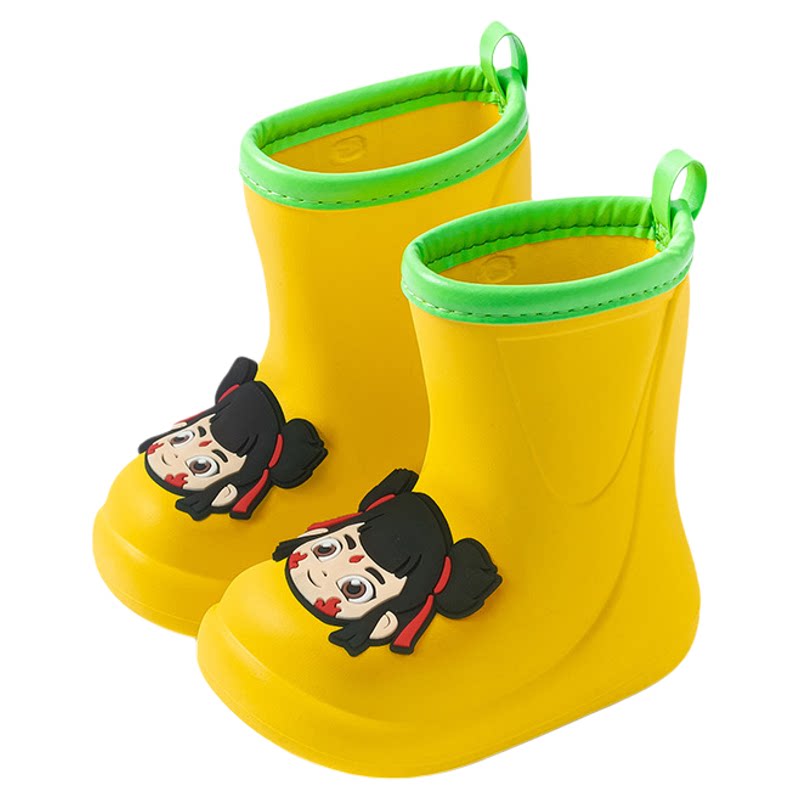 可爱哪吒幼儿园儿童卡通雨鞋防滑