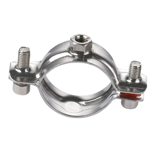 304不锈钢焊螺母膨胀管夹管支架管子夹抱箍吊卡管卡管道支架