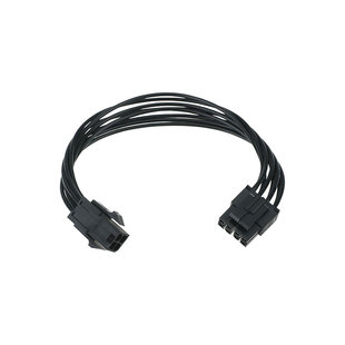 cpu4Pin转8p延长转接线电脑主板4p母转8p公针纯铜镀锡加长转接线