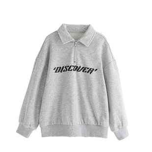 沫沫家定制童装男童卫衣春秋季2026新款儿童上衣帅气字母打底衫