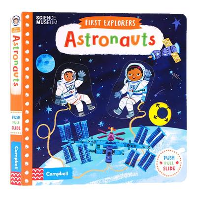 小小探险家系列机关操作书 宇航员 First Explorers Astronauts 英文原版绘本 幼儿童启蒙科普绘本图画书亲子阅读 1-6岁