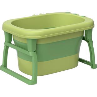 婴儿洗澡盆宝宝浴盆儿童折叠浴桶洗澡桶可游泳小孩泡澡桶坐躺大号