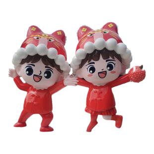 千岛湖景区定制湖包包卡通人物吉祥物玻璃钢雕塑树脂潮玩公仔雕像