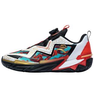 逆鳞PRO新年款|安踏儿童篮球鞋2026马年红色防滑缓震防护运动鞋