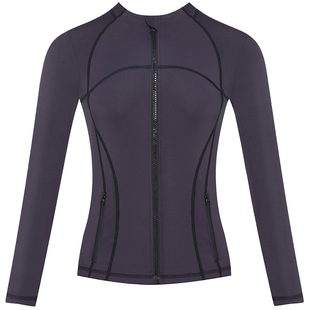 AquaPlay拉链水母服长袖防晒潜水服女款泳衣分体水母衣三件套外套