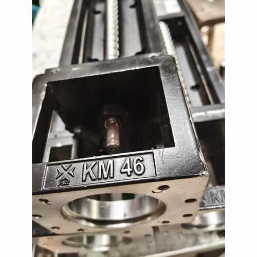 KM46直线滑轨，工业级铸铁滑台，总长600mm，滑块完好无—议价