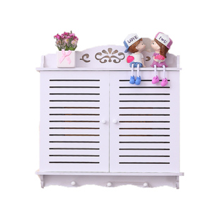 电表箱装饰画免打孔配电箱可推拉客厅总开关弱电源箱电闸盒遮挡箱