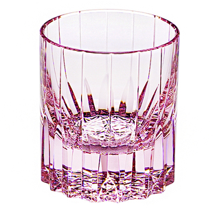 日式手工刻花星芒杯江户切子洋酒杯K9水晶杯无铅威士忌酒杯高级感