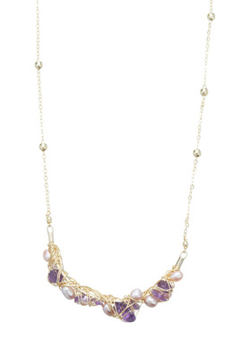 SPECIAL珍珠紫水晶轻奢项链颈链