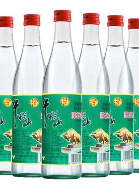 【6瓶装非整箱】牛栏山42度陈酿白牛二浓香风格口粮酒500ml*6瓶