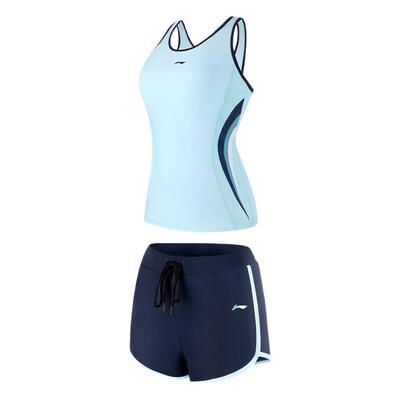 李宁泳衣女分体高级感遮肉显瘦