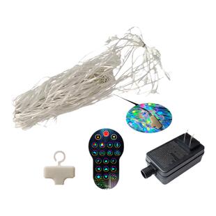 APP窗帘灯RGB幻彩点控皮线灯蓝牙DIY编程智能家居字幕窗帘装饰灯