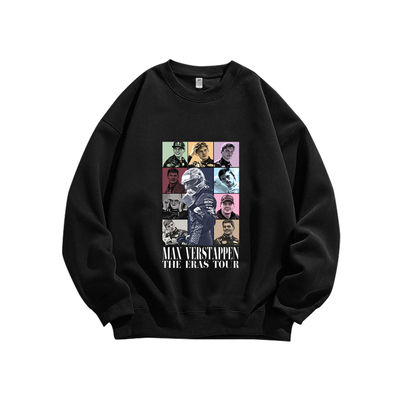 红牛F1方程式赛手维斯塔潘巡演美式纯棉卫衣百搭男装潮牌长袖T恤