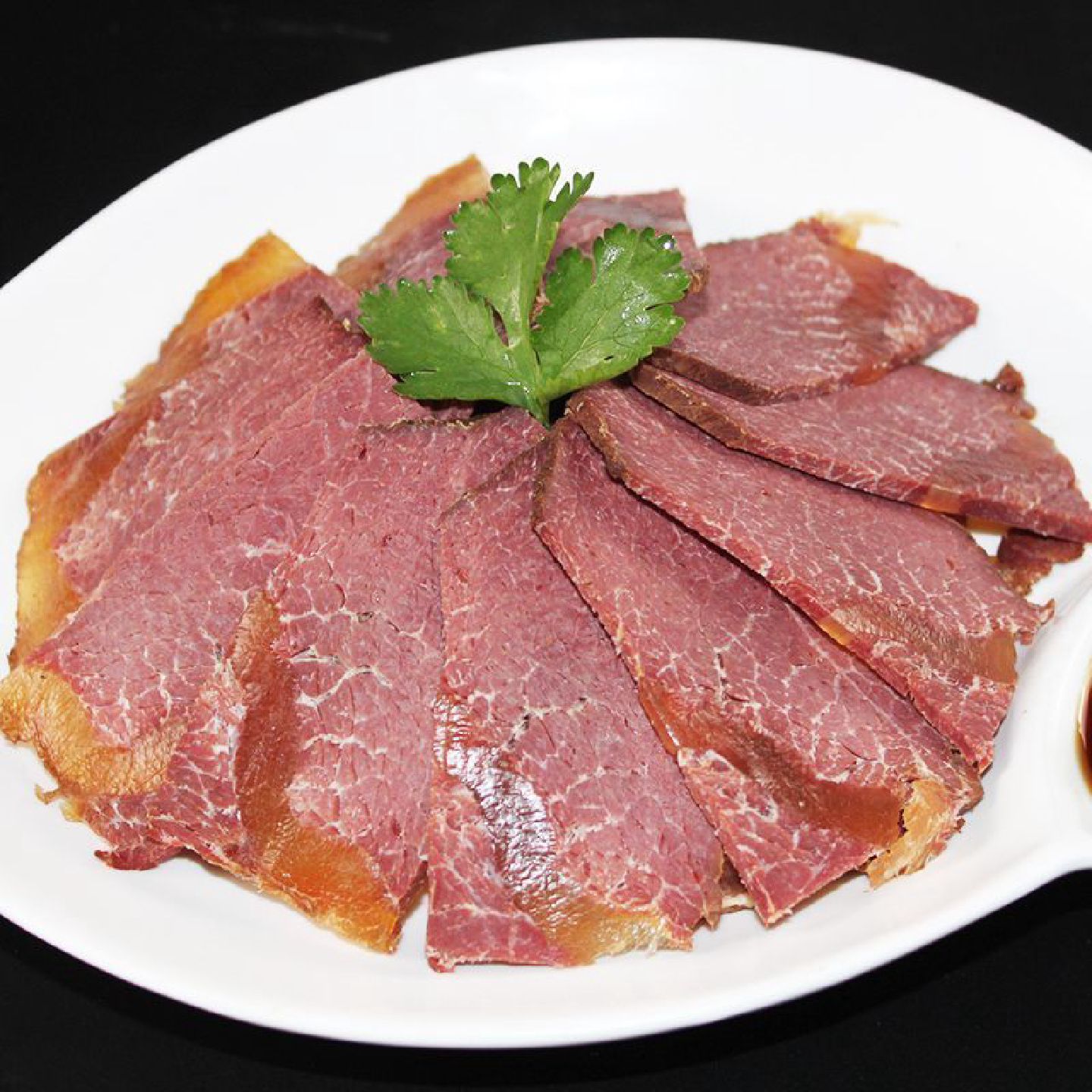 众品牛品质五香牛肉零食熟食酱牛肉真空包装方便即食大块儿130g