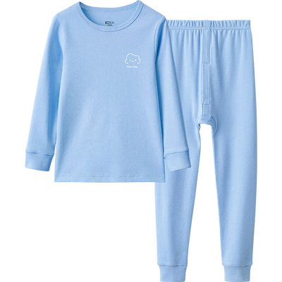 红豆儿童秋冬薄款全棉秋衣秋裤