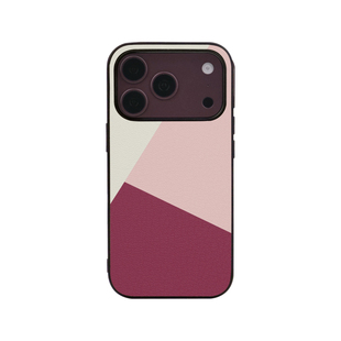 里面LM｜专属定制勃艮第酒红系列手机壳适用iPhone18proMax华为mate80pro气质百搭精致不撞款真皮软壳情侣