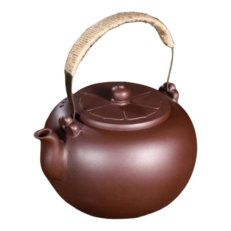 紫砂养生手工明火煮茶器烧水壶