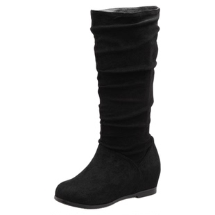 41到50特大码女鞋43黑色44中跟45高筒靴46内增高47女靴子48 49H3Q