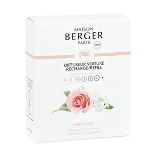 Maison Berger柏格世家香薰车载替换芯补充装固体香膏 净化空气