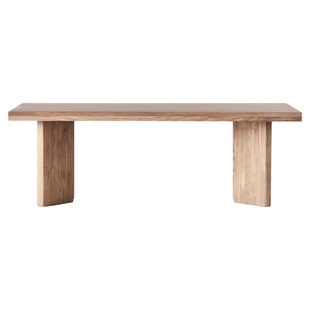 西班牙 Dusty Deco French Dining Table 实木餐桌长桌雕塑感餐厅